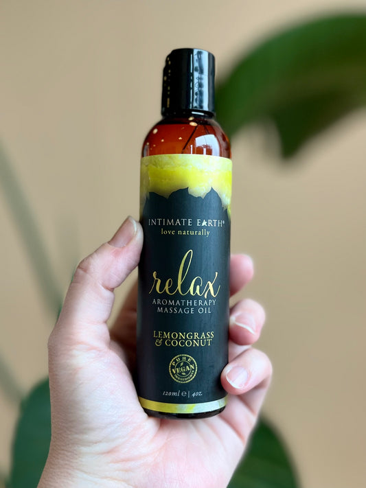 Intimate Earth Relax massage oil